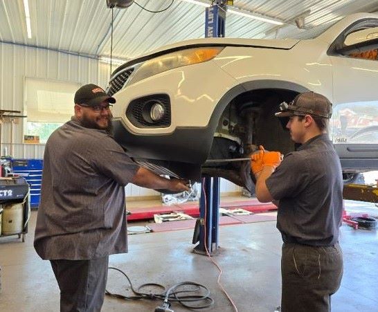 Teamwork at Bob's Auto